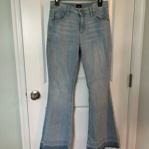 Lee Blue Flare Wide Leg Jeans